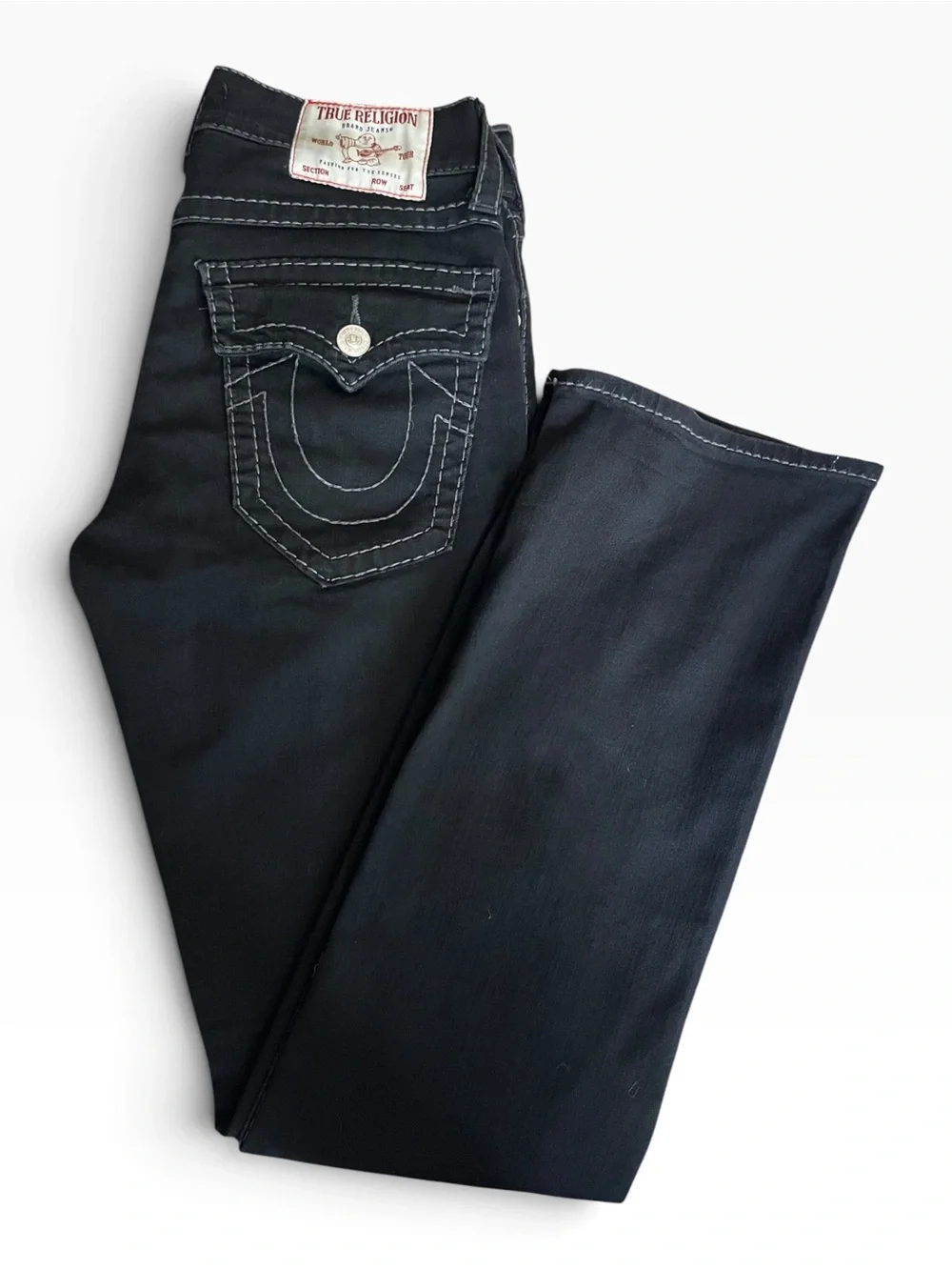 True Religion Men’s Black Bootcut Jeans